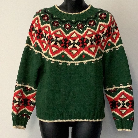 HANDKNIT~Ninon de Lenclos Sweater (M/L/ - Picture 1 of 10